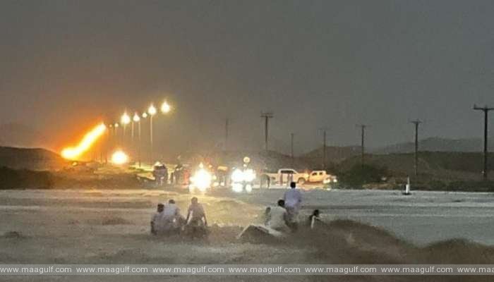 దక్షిణ అల్ షర్కియాలో వాడి ప్రవాహంలో ముగ్గురు గల్లంతు