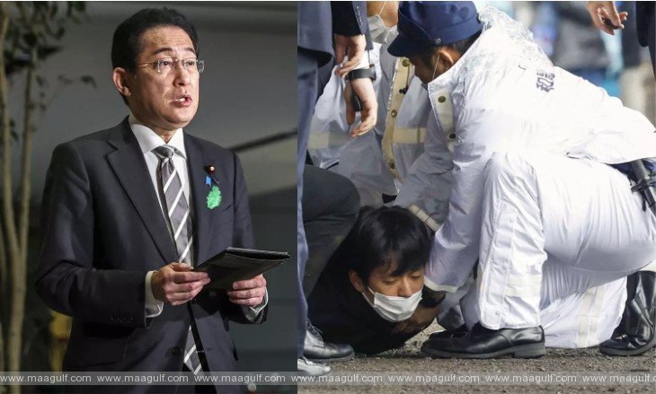 1 జపాన్ ప్రధాని పై స్మోక్ బాంబు దాడి