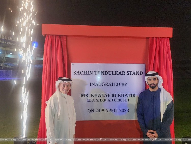 Sharjah Cricket Stadium Names Stand after Sachin Tendulkar
