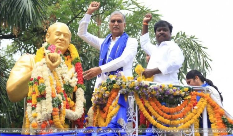 అంబేద్కర్ విగ్రహం ఆకారానికి ప్రతీక కాదు: మంత్రి  హరీష్‌రావు