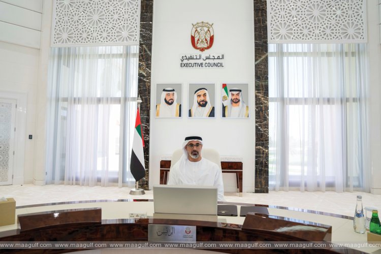 20 Khaled bin Mohamed bin Zayed chairs first meeting of Abu Dhabi Executive Council