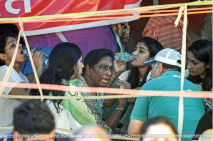 రెజ్లర్లతో పి.టి. ఉష భేటీ