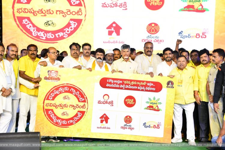 ఏపీ అసెంబ్లీ ఎన్నికల టీడీపీ మేనిఫెస్టో విడుదల...