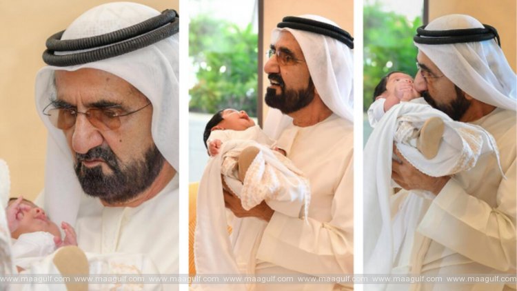 చిన్నారి మొహమ్మద్‌తో దుబాయ్ పాలకుడు షేక్ మహమ్మద్