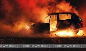 హైదరాబాద్ లో భారీ అగ్నిప్రమాదం..మంటల్లో 20కి పైగా కార్లు దగ్ధం