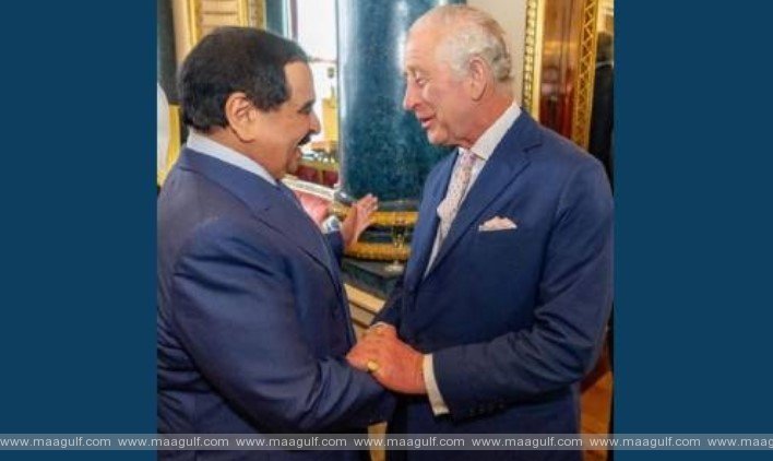 HM కింగ్ చార్లెస్ III రిసెప్షన్‌కు హాజరైన బహ్రెయిన్ రాయల్స్