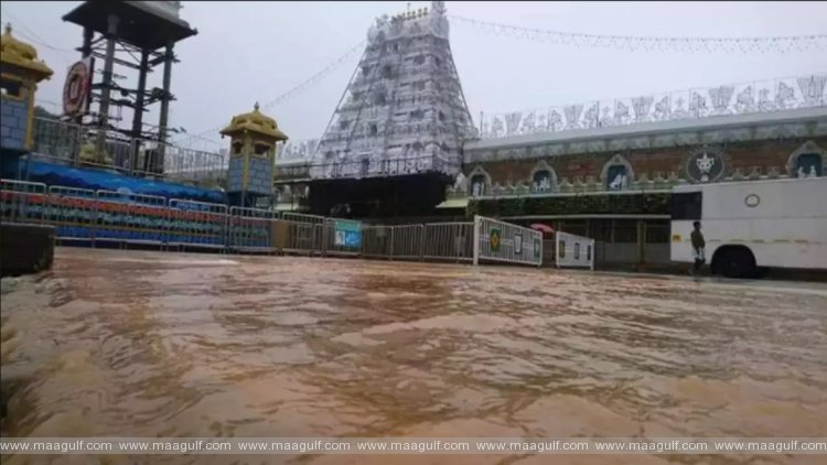తిరుమలలో భారీ వర్షం
