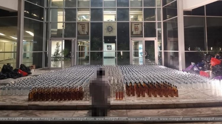కువైట్ లో 3000 మద్యం సీసాలు స్వాధీనం
