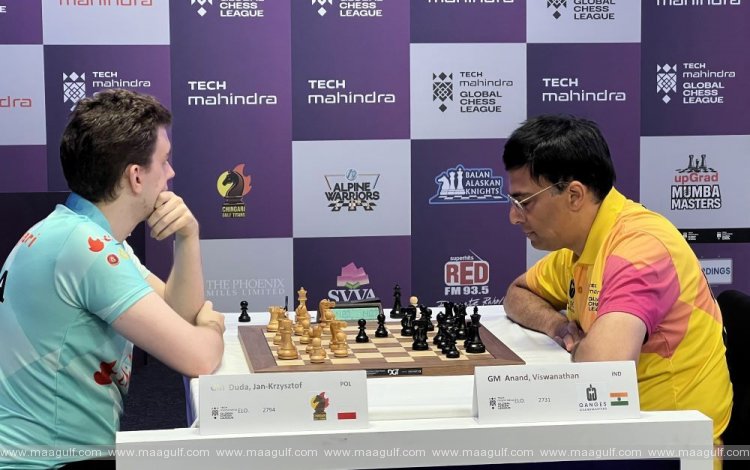 Global Chess League: Chingari Gulf Titans and upGrad Mumba Masters register fighting wins on Day 6
