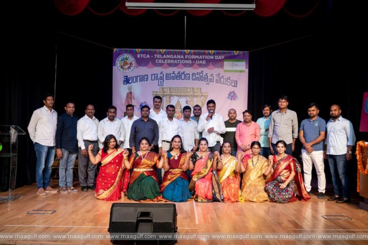 యూఏఈలో ఘనంగా తెలంగాణ రాష్ట్ర అవతరణ దినోత్సవ వేడుకలు