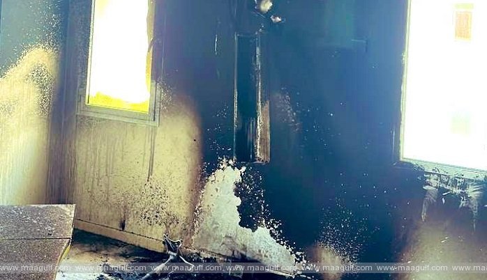 రెసిడెన్షియల్ అపార్ట్‌మెంట్‌లో అగ్నిప్రమాదం