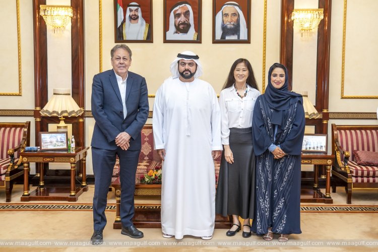 Sheikh Mohammed Al Sharqi meets Director General of the International Theatre Institute and explores its projects in the field of performing arts