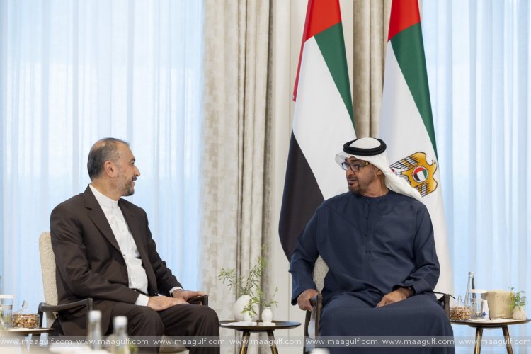 UAE President receives Iran’s Foreign Minister