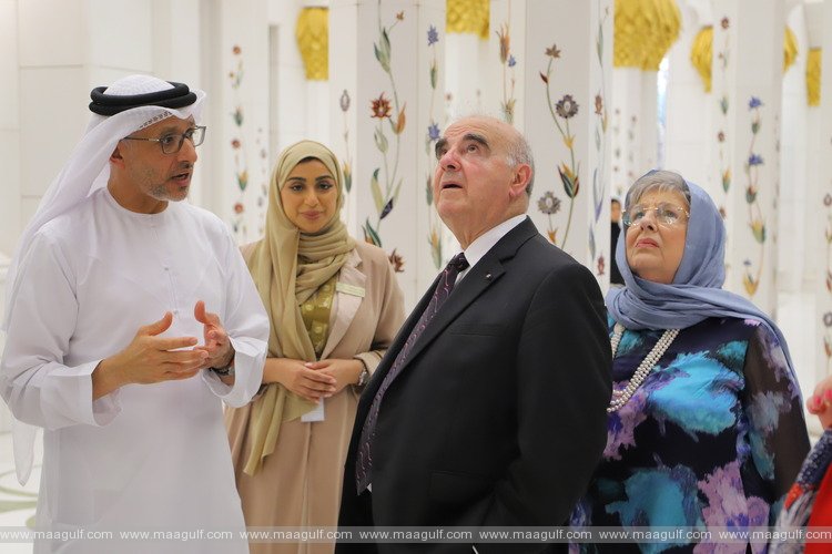 President of Malta visits Sheikh Zayed Grand Mosque