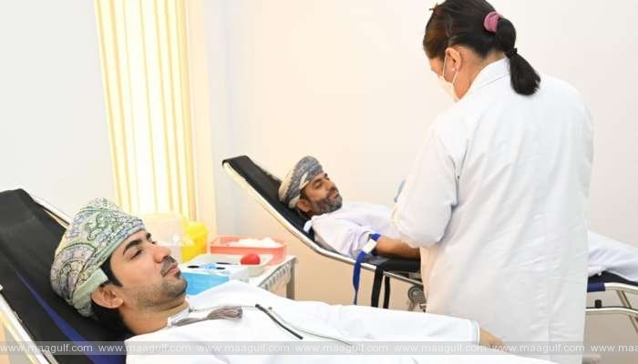రక్తదానం చేసిన ఒమానీ దౌత్యవేత్తలు