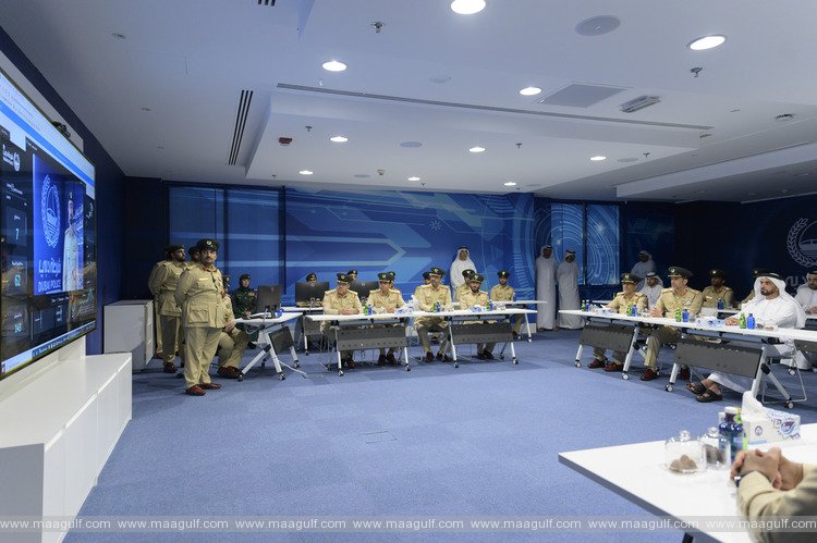 Saif bin Zayed visits Muraqqabat Police Station