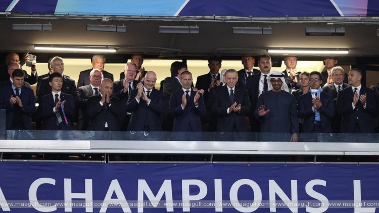 ఇస్తాంబుల్‌లో చారిత్రాత్మక మ్యాచుని వీక్షించిన యూఏఈ అధ్యక్షుడు