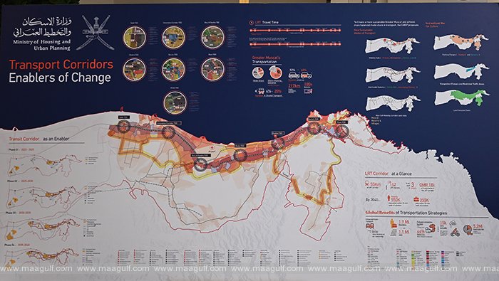 మస్కట్ మెట్రో మార్గాలు ఖరారు