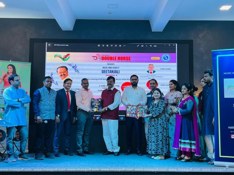 ఎస్పీ బాలసుబ్రహ్మణ్యం 77వ జన్మదినం: అలరించిన \'మ్యూజిక్ ఇండియా దుబాయ్ గీతాంజలి\'