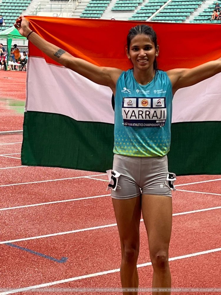 ఆసియా అథ్లెటిక్స్ ఛాంపియన్‌షిప్‌: చ‌రిత్ర సృష్టించిన ఆంధ్ర‌ప్ర‌దేశ్ క్రీడాకారిణి..