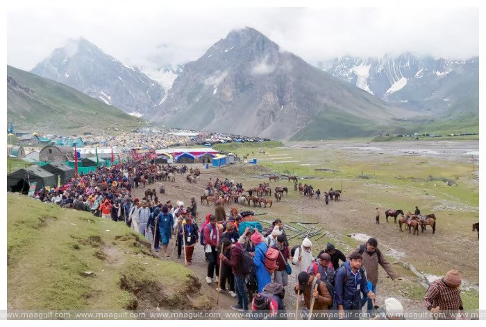 భారీ వర్షాలు..అమరనాథ్ యాత్రకు తాత్కాలిక విరామం