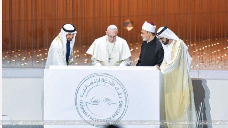 Pope Francis commends UAE\'s role in spreading peace and tolerance