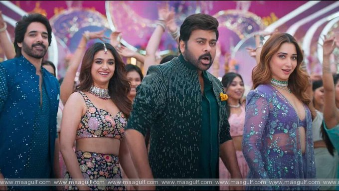 ‘భోళా శంకర్’.! జామ్ జామ్ జజ్జనక.! అదిరేలా మెగాస్టార్ తయ్య తక.!