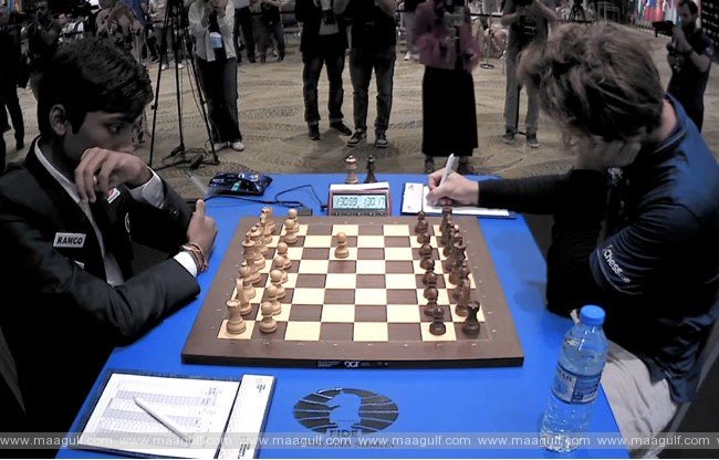 చెస్ ప్రపంచ ఫైనల్ కప్: తొలి గేమ్ ను డ్రా చేసుకున్న ప్రజ్ఞానంద