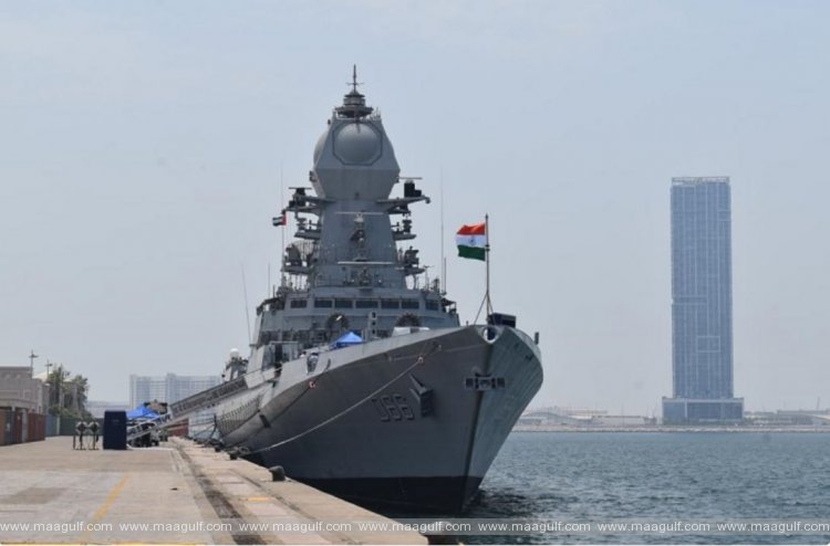 Indian naval frontline platforms visit Dubai