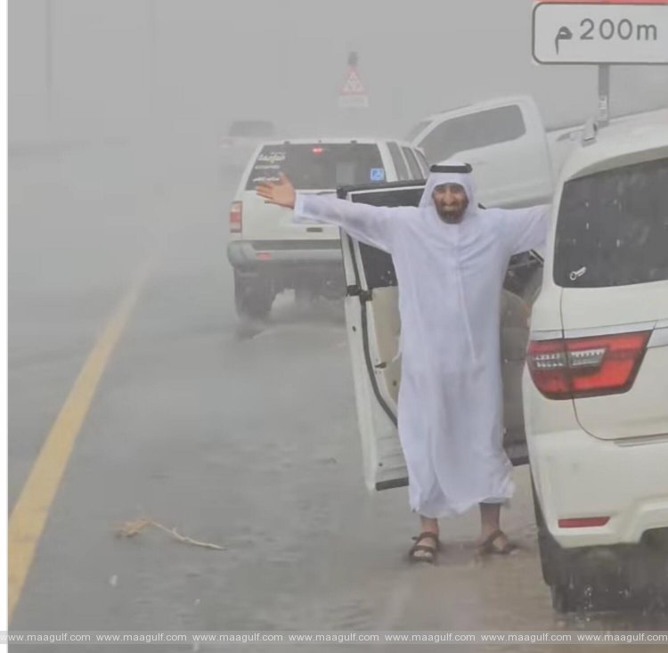 యూఏఈలో వడగళ్ళు, భారీ వర్షం..!