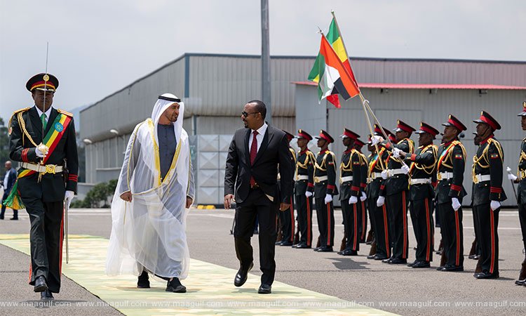 అడిస్ అబాబా చేరుకున్న యూఏఈ అధ్యక్షుడు