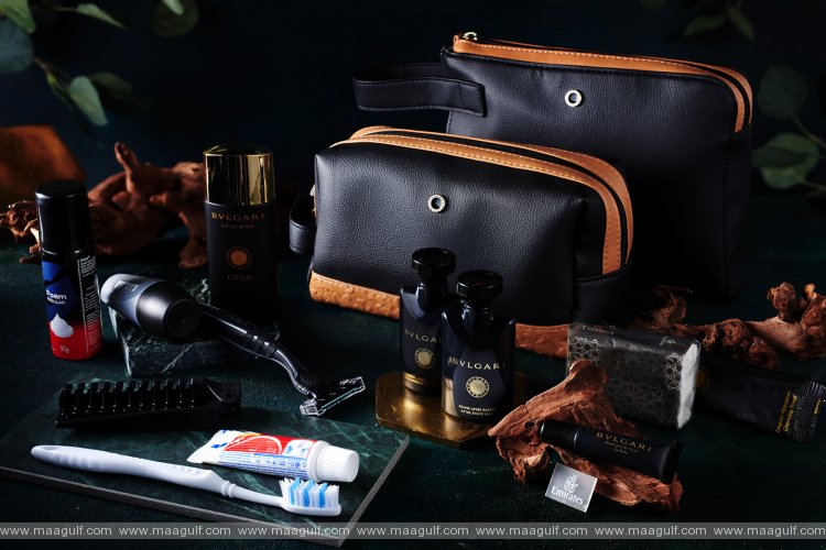 Emirates unveils its stylish Bulgari amenity kits for the Autumn/Winter season