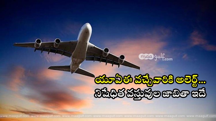 యూఏఈ వచ్చేవారికి అలెర్ట్...నిషేధిత వస్తువుల జాబితా ఇదే