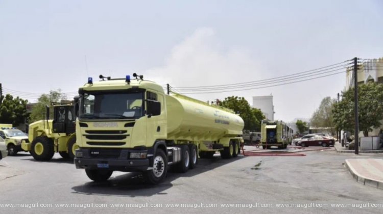 మస్కట్ గవర్నరేట్‌లో అగ్నిప్రమాదం