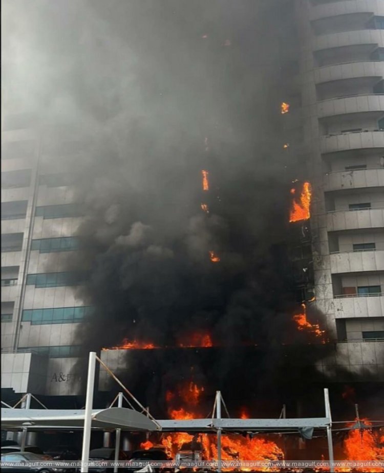 అజ్మాన్ రెసిడెన్షియల్ టవర్‌లో భారీ అగ్ని ప్రమాదం