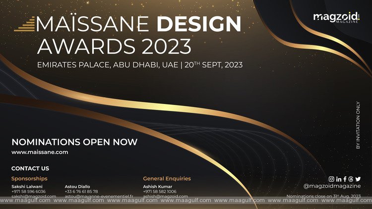 Maïssane Design Awards 2023: Celebrating Design Excellence in the UAE