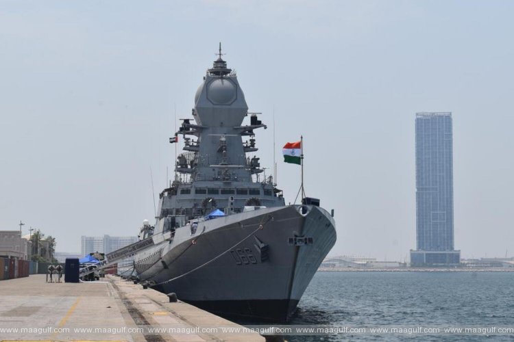 దుబాయ్‌కి చేరుకున్న భారత యుద్ధనౌకలు