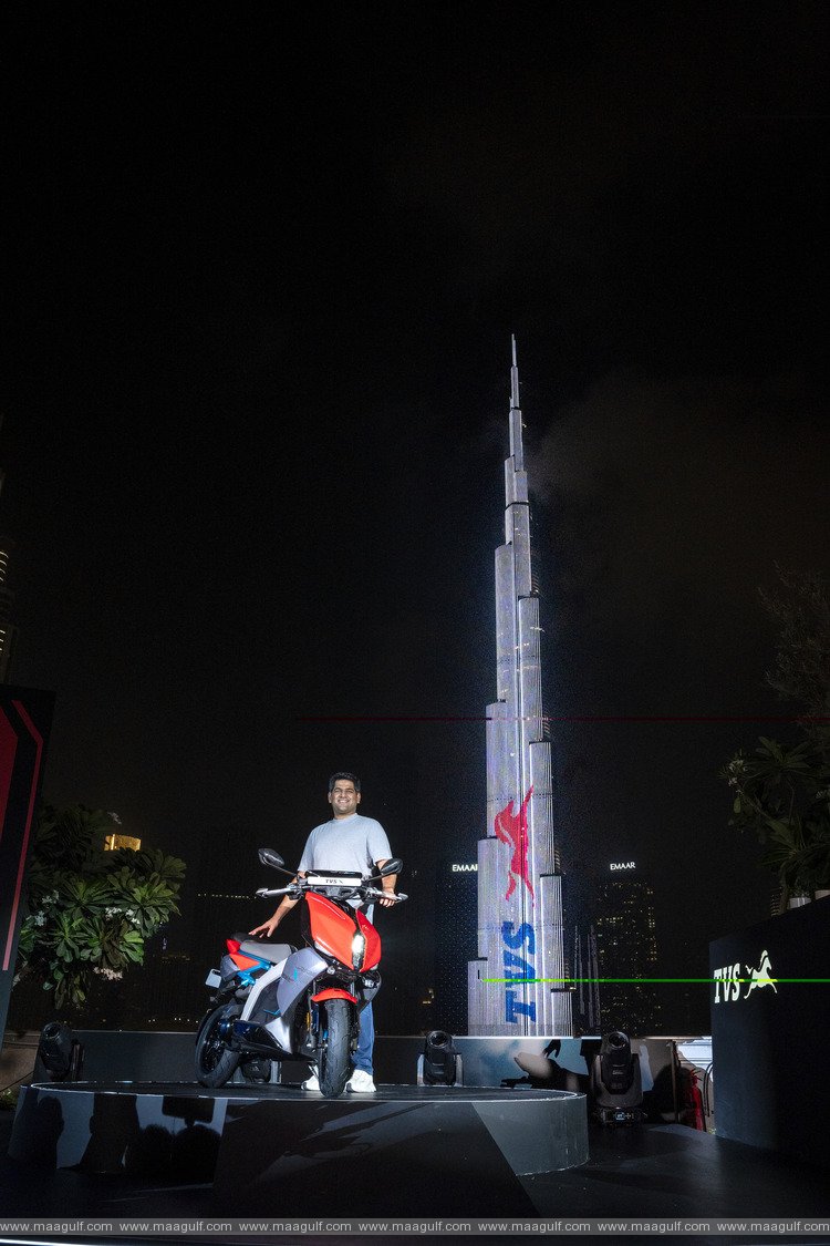 TVS Motor Company launches its revolutionary premium electric crossover, TVS X in Dubai