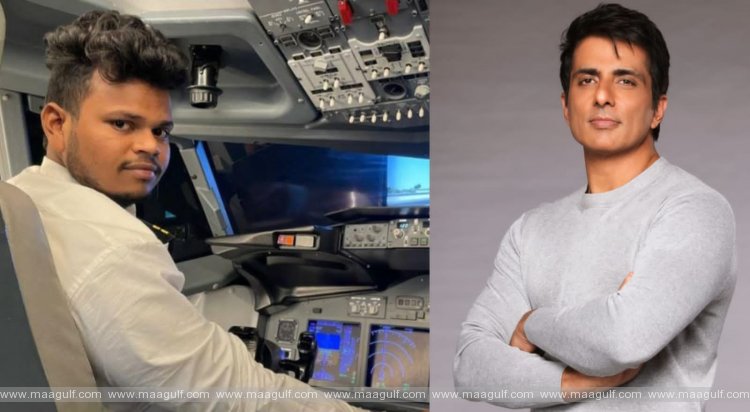 సోనూ సూద్ ప్రోత్సాహంతో పైలట్ అయ్యాడు...