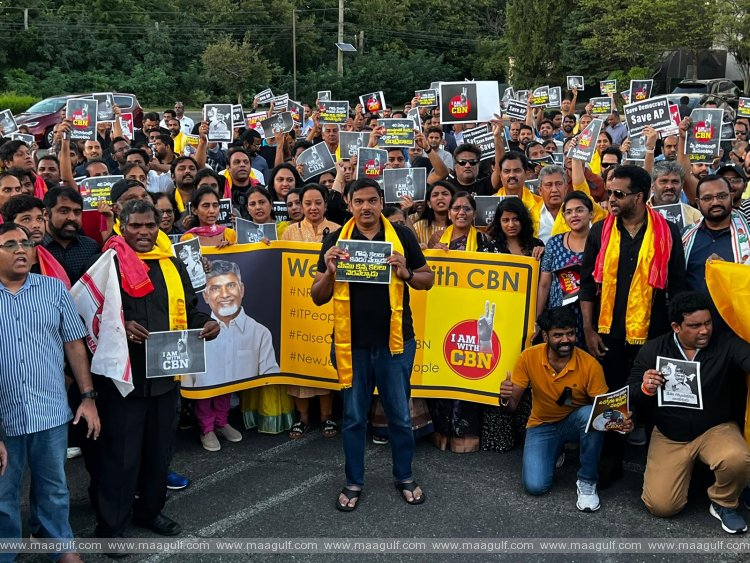 చంద్రబాబు కు మద్దతుగా అమెరికాలో భారీ ర్యాలీ