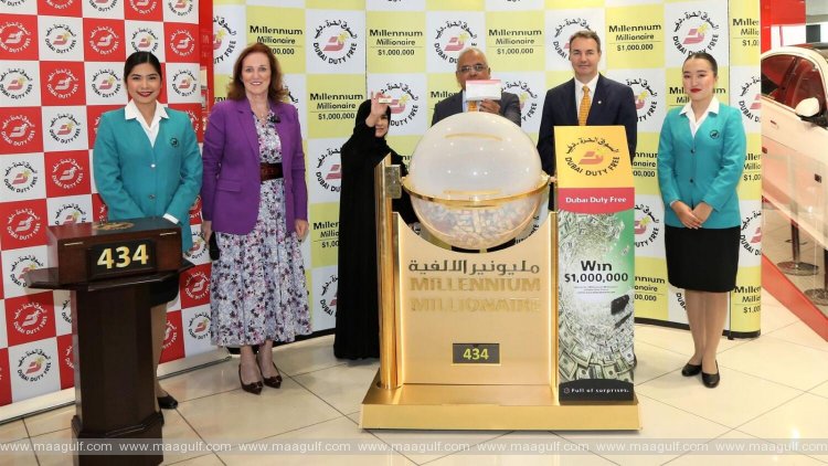 Indian expat takes over $1 million home in Dubai Duty Free draw