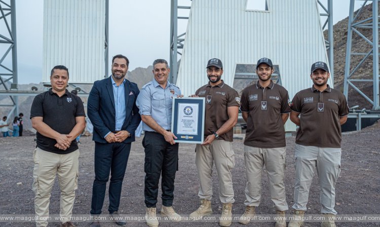 Dubai Holding’s iconic 19.28-metre Hatta Sign breaks Guinness World Records title