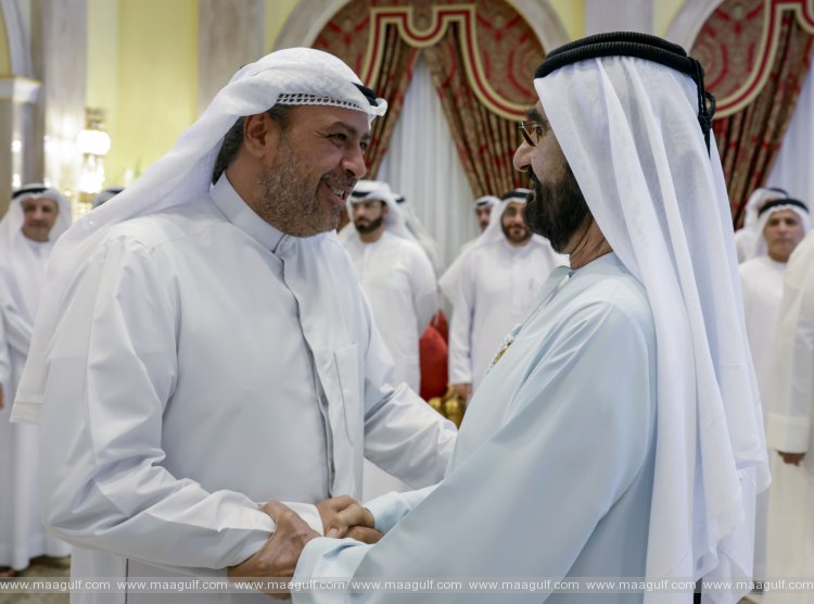 Sheikh Mohammed meets with Kuwait’s Deputy Prime Minister and holds far-ranging discussions