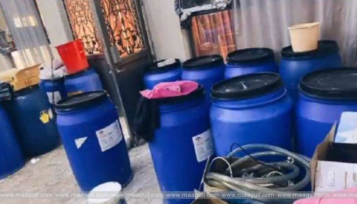 కువైట్ లో భారీ మద్యం ఫ్యాక్టరీ సీజ్