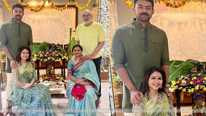 కాబోయే అత్తారింట ఘనంగా వినాయక చవితి వేడుకలు.! లావణ్య వైభోగమే వైభోగం.!