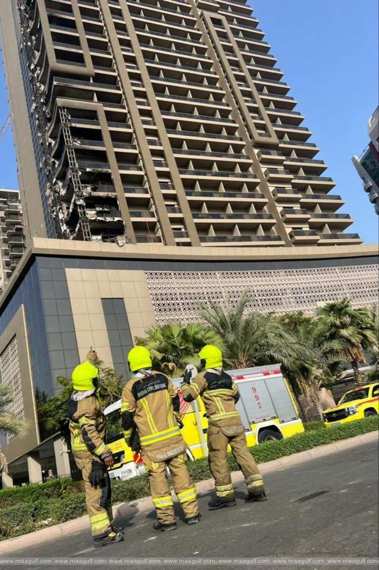 దుబాయ్ లో అగ్ని ప్రమాదం..తప్పిన పెనుముప్పు
