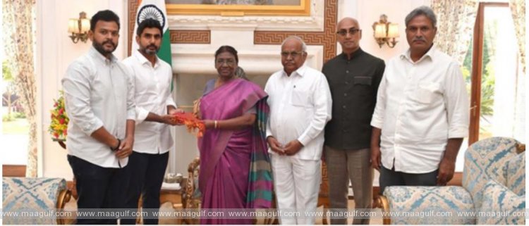 రాష్ట్రపతి ద్రౌపది ముర్ముతో నారా లోకేశ్‌ భేటీ