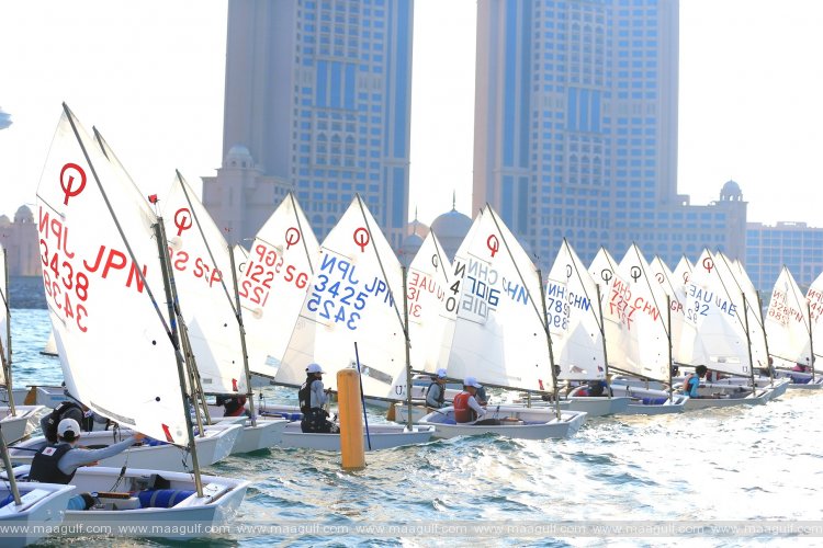 Young sailing talent hit gold medal course in Abu Dhabi