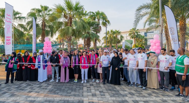 Distinctive Presence of more than 3200 Participants and 20 Governmental & Private Entities in \'Dubai Pink Ride\'