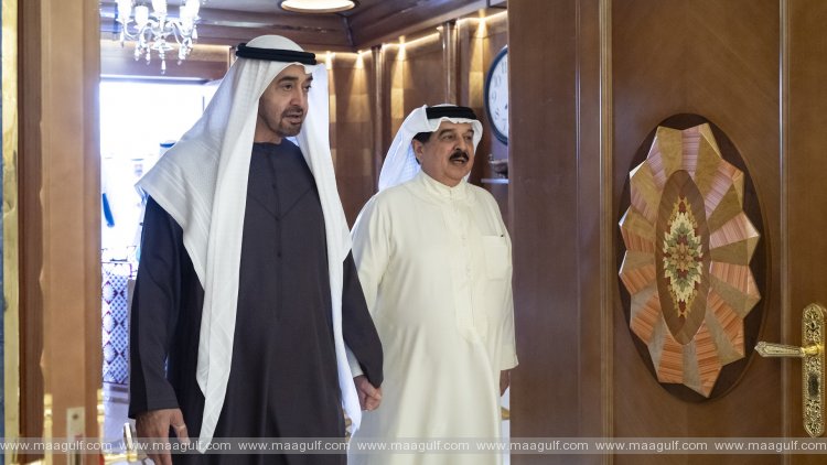 UAE President visits Bahraini King at his residence in Abu Dhabi